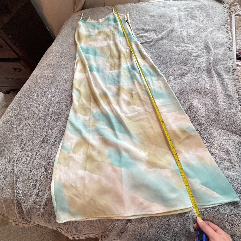 Forever 21 Maxi Slip Dress Fairy Grunge Medium Whimsical Ethereal Coastal 19293x - Picture 5 of 14